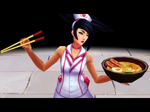 Nurse Akali Skin - Detailed Spotlight