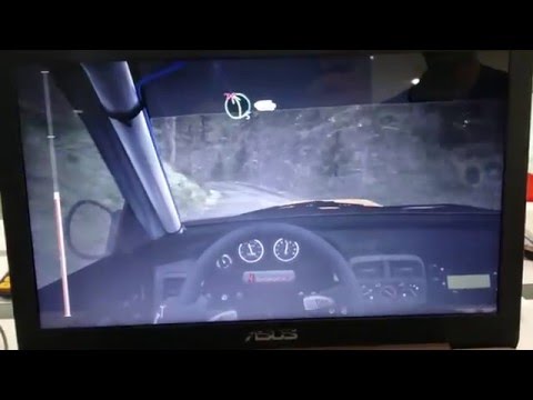Asus X555DG AMD FX8800P R7/R5 M330 dirt rally test