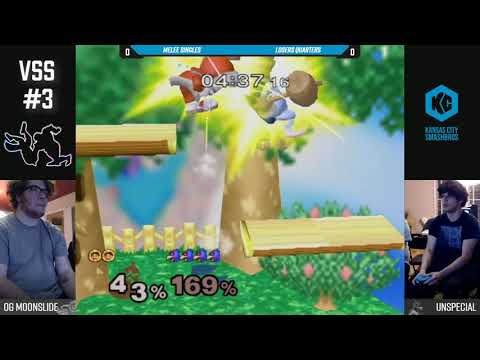 VSS #3 SSBM - OG Moonslide (Ice Climbers) Vs. Unspecial (Falco) - Losers Quarters