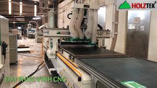 HOLZTEK PRO-R4F. MÁY CNC NESTING 4 Đầu tải nặng cắt ván chuyên nghiệp tốt nhất thị trường VN 2020