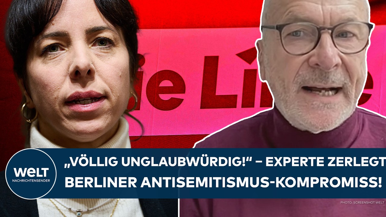 BERLINER LINKE ZERLEGT: "Völlig unglaubwürdig!" - Antisemitismus! Experte stinksauer und fassungslos