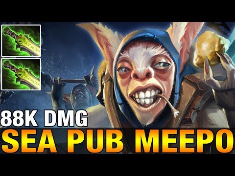 inYourdreaM - 8.7K MMR Plays Meepo - 88k DMG in 57 Mins - Dota 2