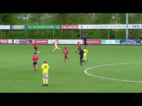 28-4-2018 VV Spirit JO13-1 - Slikkerveer JO13-1 (6-0)