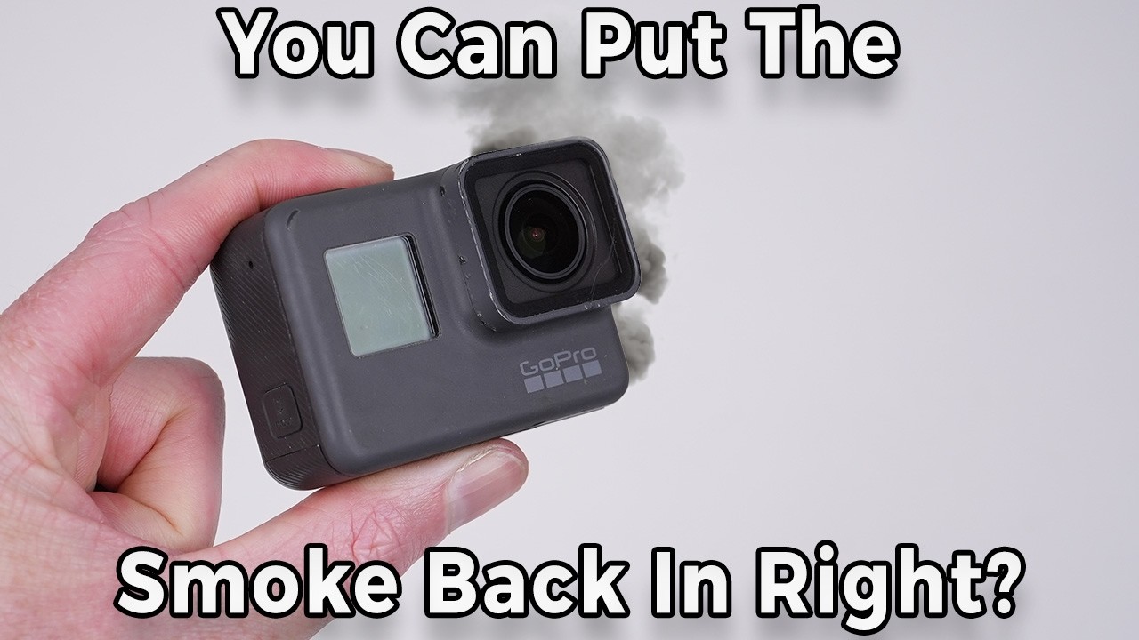 Attempted GoPro Repair Ends In Smoke - Action Camera’s Arn’t Waterproof Like You'd Think