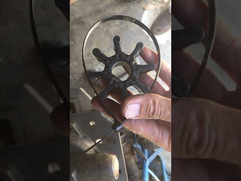 How to replace mercruiser bravo sea water pump impeller mercury marine water pump replacement