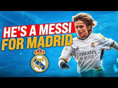 An 11-year-old FOOTBALL MONSTER from REAL MADRID who scores more than 60 goals a season!