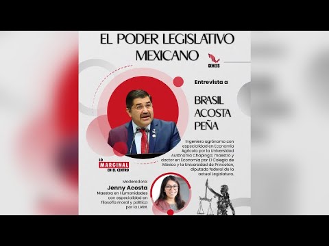 El poder legislativo mexicano | Lo marginal en el centro con el diputado Brasil Acosta