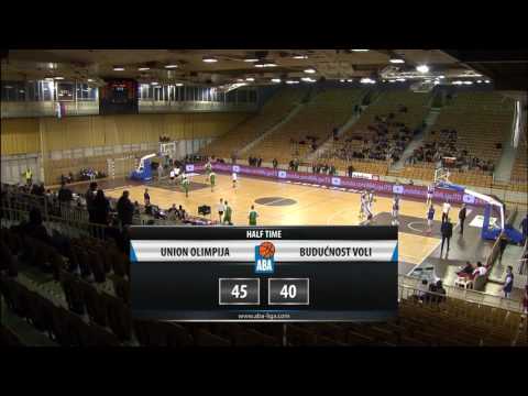 ABA Liga 2016/17 highlights, Round 23: Union Olimpija - Budućnost VOLI (22.2.2017)