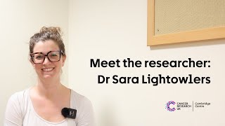 Meet the Researcher: Dr Sara Lightowlers