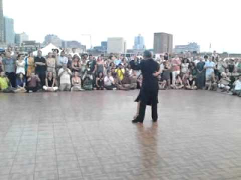This NIght belongs to Tango - 3    Tango Demonstration by  Jorge Torres & Sara Grdan
