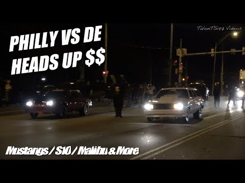 Philly vs DE Heads Up Racing | S10s Mustangs & Malibu Wagon Getting Down |