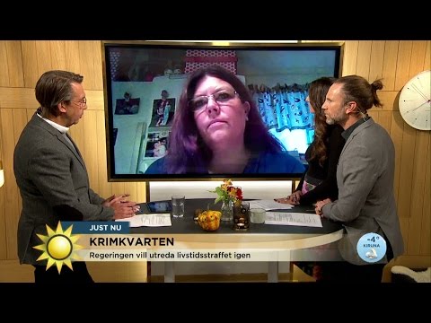 Krimkvarten: Mördade Englas mamma om sin syn på livstidsstraff - Nyhetsmorgon (TV4)