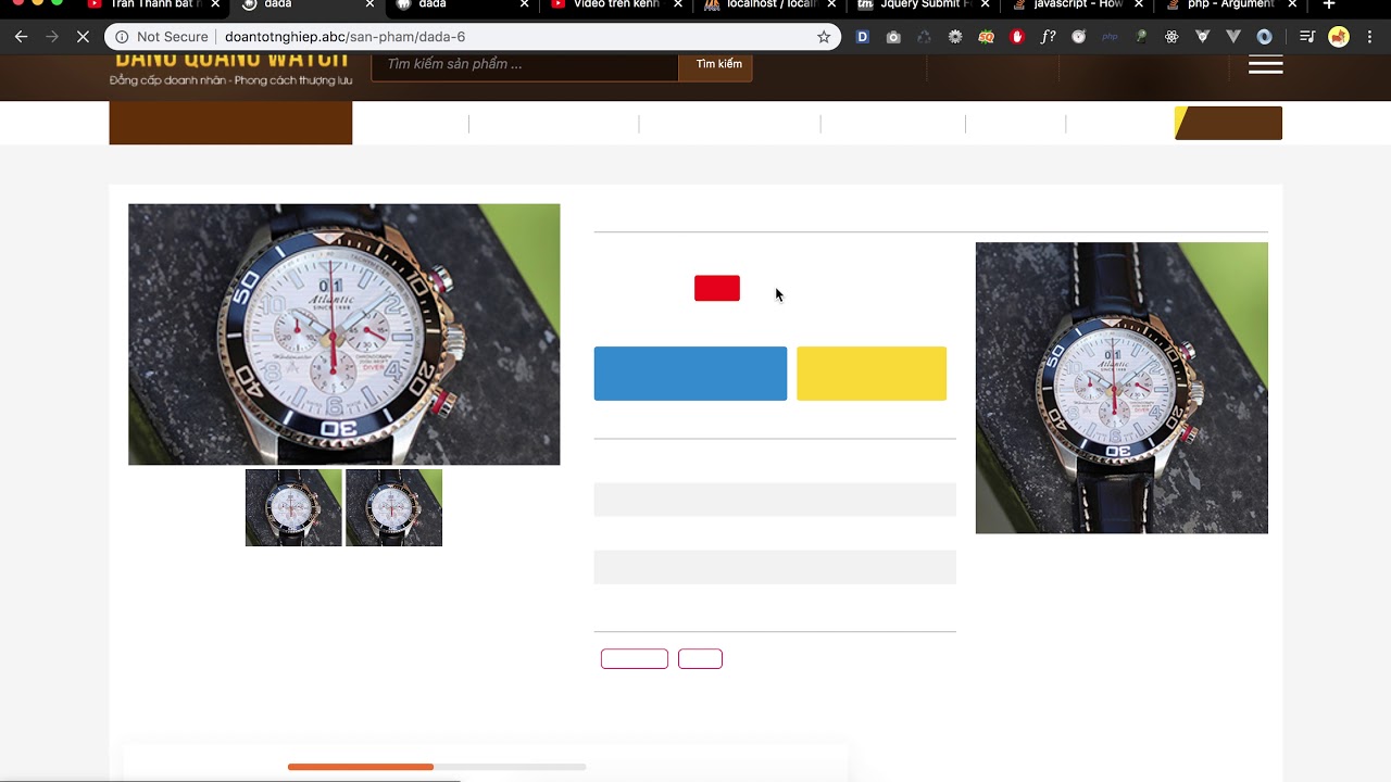 [Seri] - Website đồng hồ - Hiển thị dánh giá ra ngoài chi tiết sản phẩm - Phần 8
