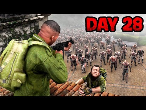 I Spent 100 DAYS in a ZOMBIE Apocalypse! (GTA 5 - Part 3)