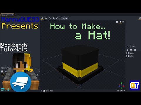 Blockbench Tutorial | How to Make a Hat | MannyQUESO (Updated: Read Disc)
