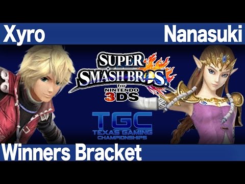 TRTTGC1 Smash 3DS - Xyro (Shulk,Lucina) vs Nanasuki (Zelda) - Winners Bracket