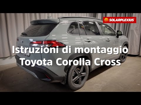 Come oscurare i vetri senza pellicola? Con Solarplexius! Qui l'installazione su Toyota Corolla Cross
