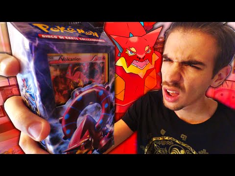 VI REGALO IL MAZZO DI VOLCANION! - Apertura Mazzo Fuoco Meccanico Pokémon XY Vapori Accesi !