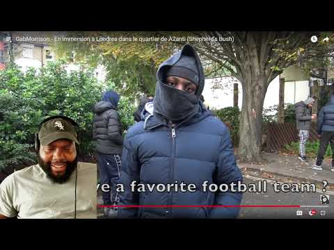 CHICAGO DUDE REACT GabMorrison - En immersion à Londres dans le quartier de A2anti (Shepherd's Bush)