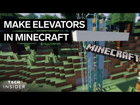 Insider Tech - How To Make Elevators In Minecraft