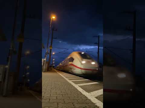 Trainspotting - ICE 4 BR 412 high speed train passing through station #speed  #train #ice #railway