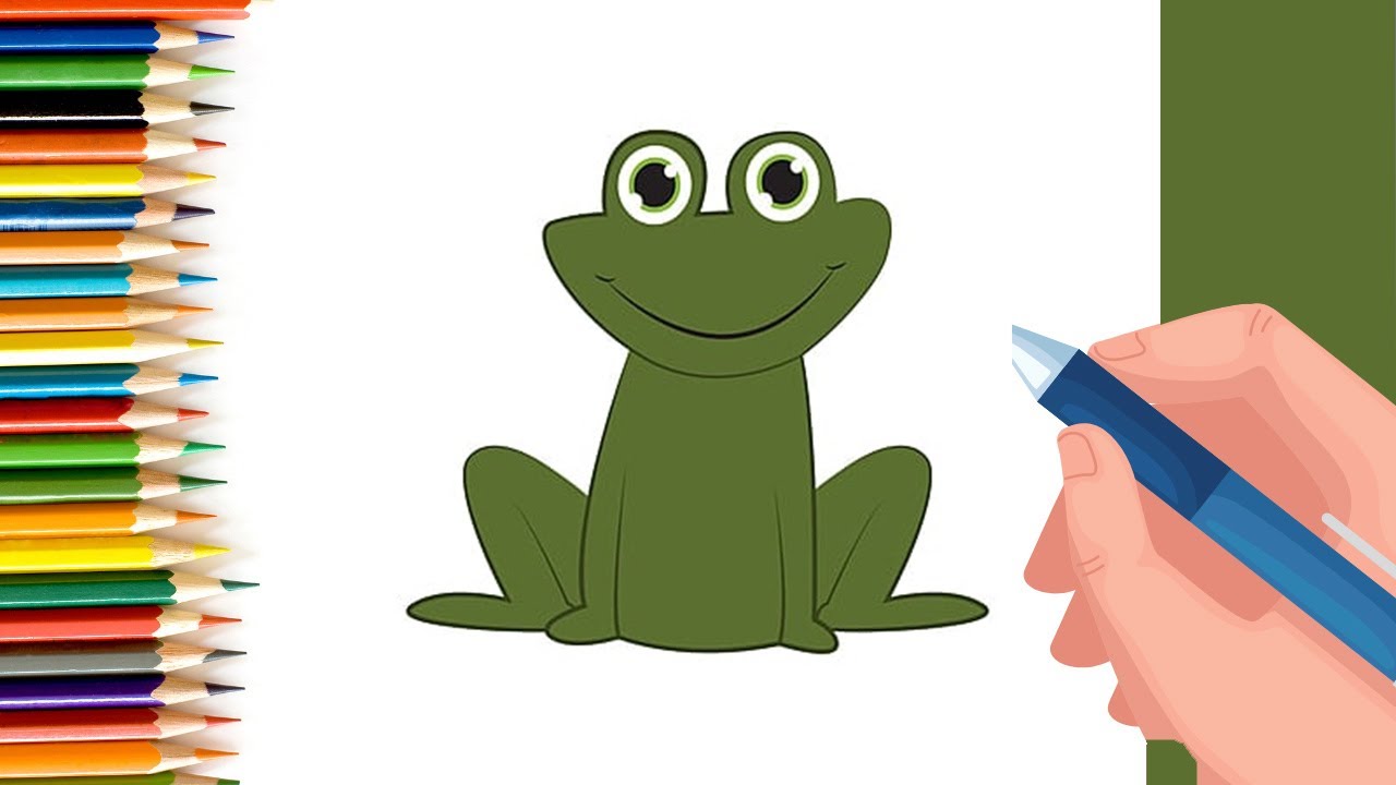 How to draw a Frog