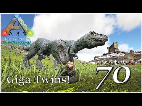 Ark Survival Evolved Ragnarok - Ep 70 - Twin Giga Babies!
