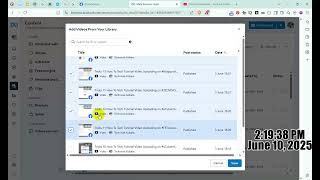 FB Tutorial Video : Tricks 03 How To Add FB Videos From Your Library on Facebook Page