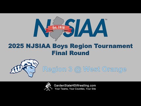 2025 NJSIAA Region 3 Tournament Final Round @ West Orange