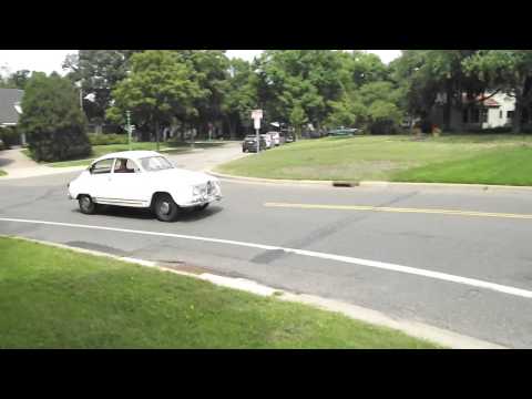 1966 Saab 96 Monte Carlo 850 Cornering