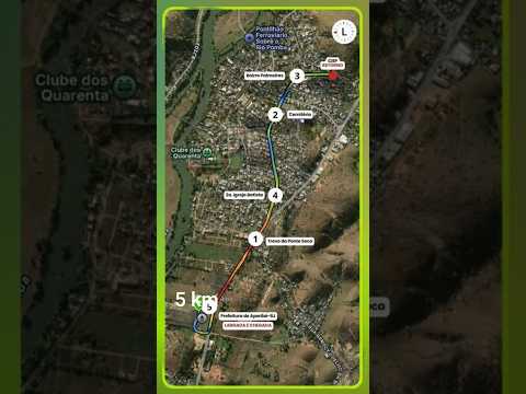 PERCURSO da 2° Corrida Naturales Brasil (Largada às 9 horas) Aperibé-RJ (18/07/2026) #corridaderua