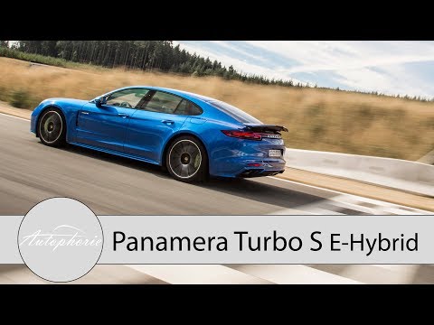 Porsche Panamera Turbo S E-Hybrid Rennstrecken Test / Der 918 Spyder für Vier - Autophorie