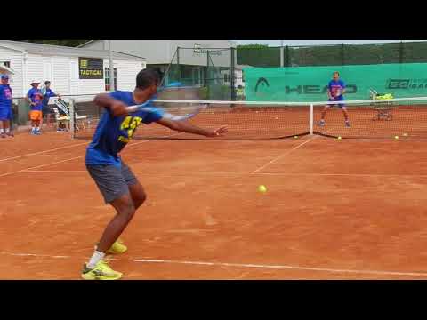 On court with Ramkumar Ramanathan