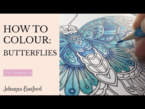 Colouring Tutorial : How to Colour Butterflies! (lots of them!)