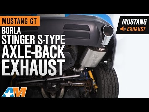 2011-2012 Mustang GT Borla Stinger S-Type Axle-Back Exhaust Sound Clip & Install