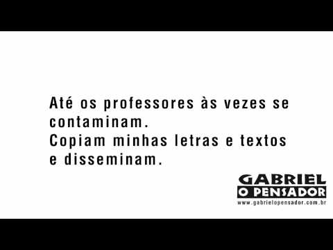 Gabriel o Pensador - Linhas Tortas (Video Lyrics)