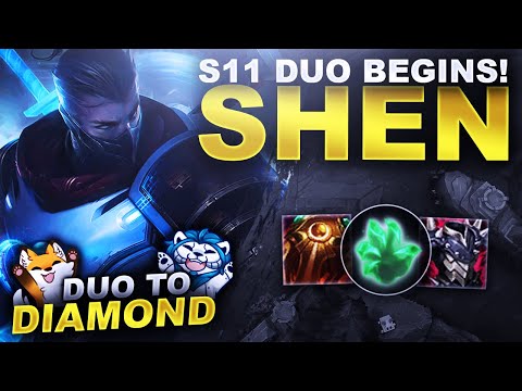 DUO BEGINS WITH TOP LANE CAMP... SHEN! - Duo to Diamond S11 | League of Legends