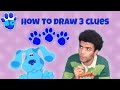 Blue S Clues How To Draw 3 Clues What Kind Of Art Blue Wants To Make