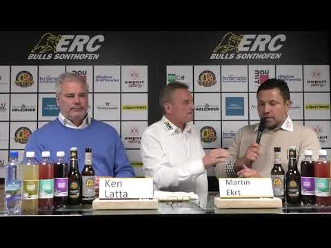 ERC Sonthofen | Pressekonferenz Bulls vs. Blue Devils Weiden