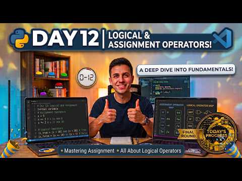 Day 12 Logical And Assignment Operators In Python Pythonforbeginners