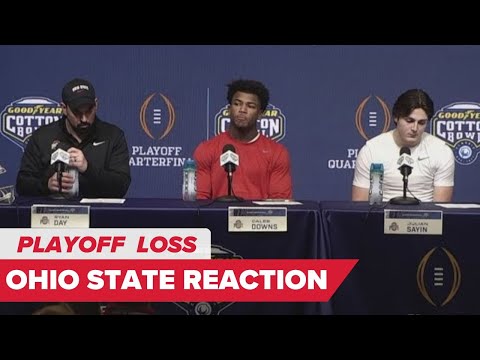 Ohio State postgame interviews: Ryan Day, Julian Sayin, Caleb Downs | Cotton Bowl