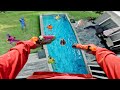 Let S Battle Nerf Gun To See WHO IS THE BEST SuperHero In Spider Man S House Fighting POV