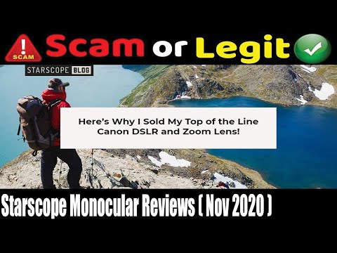 Starscope Monocular Reviews {November 2020} Another Scam Product or Legit? Watch Video Now!