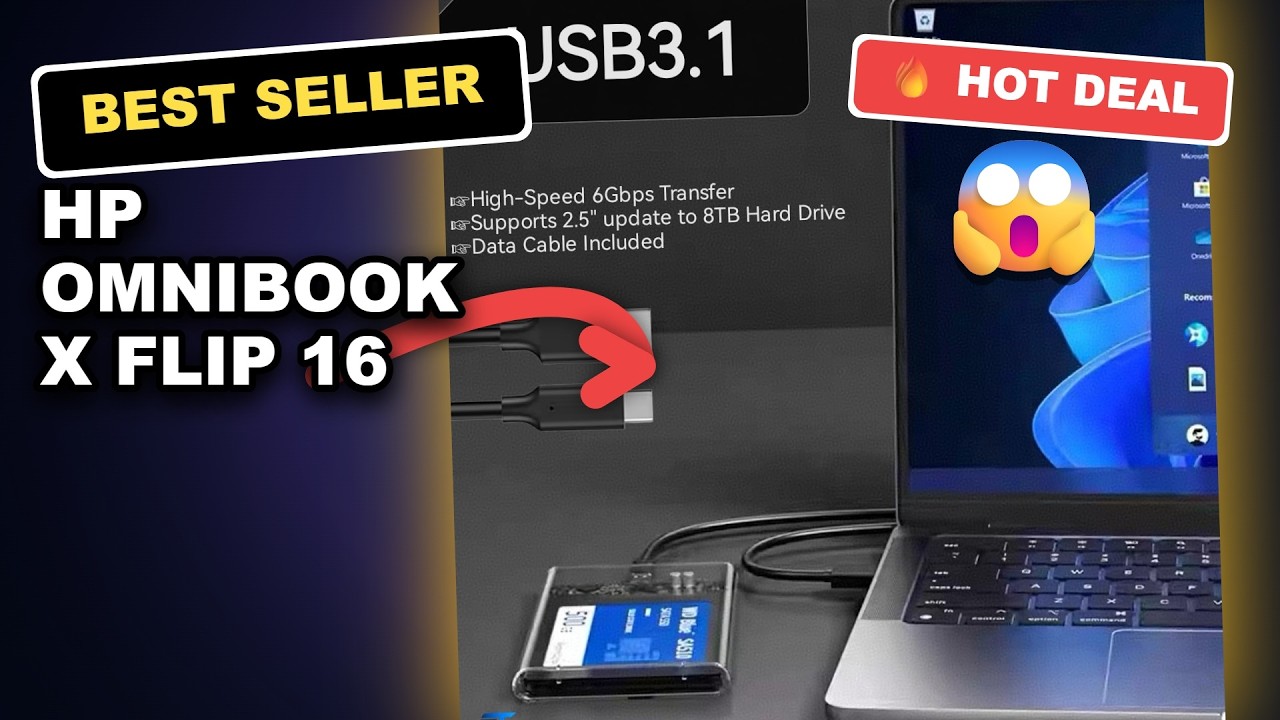 HP OmniBook X Flip 16 Honest Review: Is This 2-in-1 Laptop Worth Buying? review video