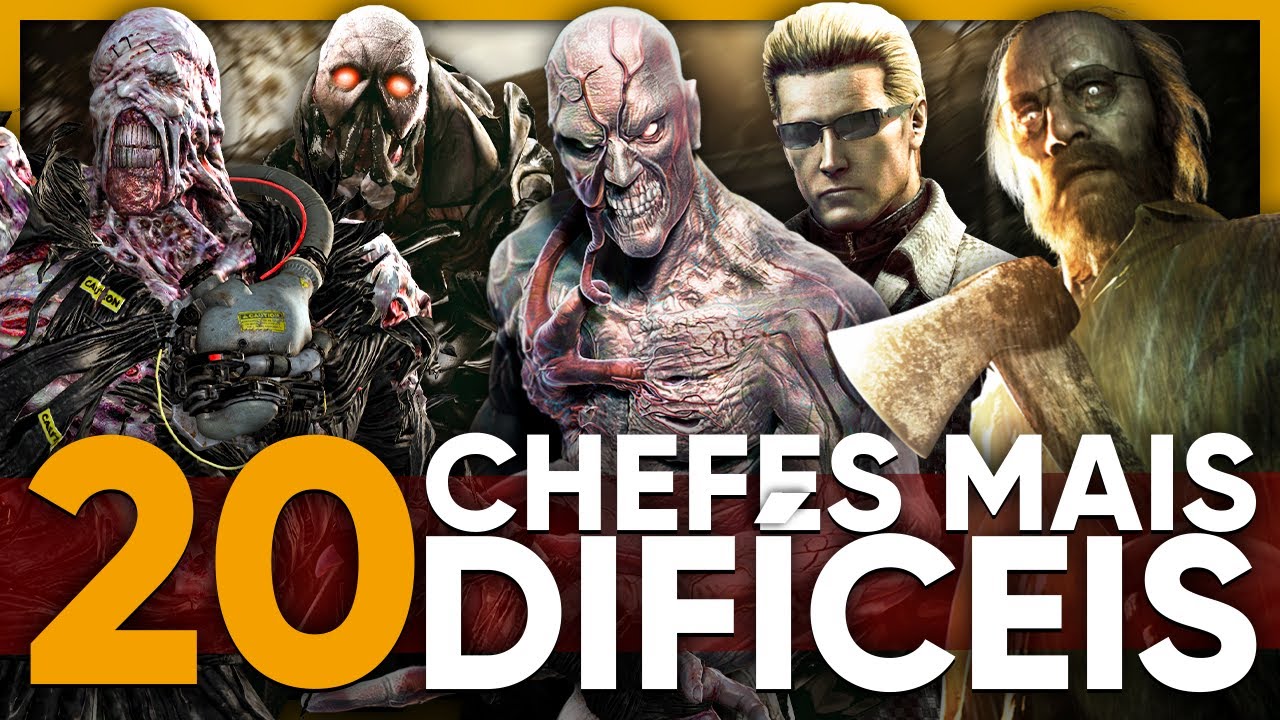 TOP 20: OS CHEFES MAIS DIFÍCEIS DA FRANQUIA RESIDENT EVIL