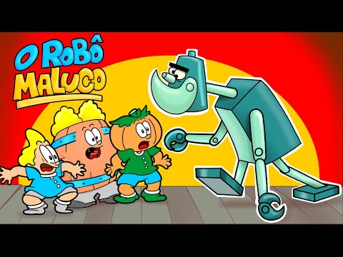 O Robô Maluco do Pica-Pau - Barril, Rafa e Cabeção - Gibi Nossa Turma