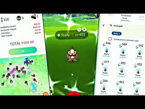 Starly Community Day Live | 50+ Shiny
