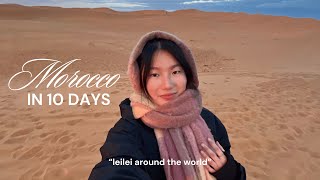 MOROCCO TRAVEL VLOG: just a chill girl in north africa | sahara desert, tajines, & mint tea 🇲🇦