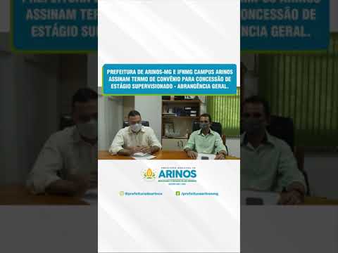 Prefeitura de Arinos-MG e IFNMG Campus Arinos assinam termo de convênioi para concessão de estágio