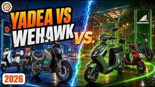 Yadea vs WeHawk | Bateria, autonomia e assistência: a verdade comparada
